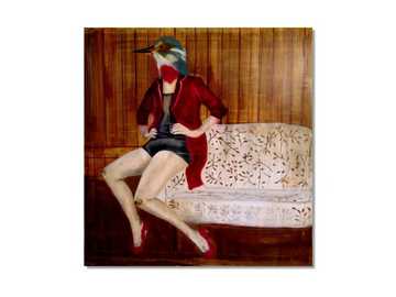 COCOTTE - Oil and mixed technique on canvas by ICI ET LÀ - view 2